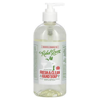 ريبال غرين‏, Fresh & Clean Hand Soap, Unscented, 16.9 fl oz (500 ml)