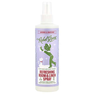 Rebel Green, Spray Refrescante para Roupa de Cama e Ambiente, Lavanda e Toranja, 237 ml (8 fl oz)