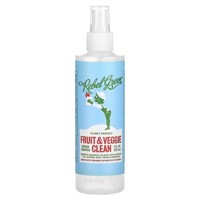 Fruit and Veggie Clean (8oz) – Rebel Green