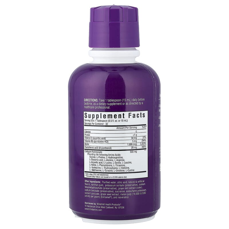 Collagen Beauty Formula, Liquid Complex With Amino Acids & Biotin