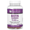жевательные таблетки с биотином, со вкусом малины, 10 000 мкг, 60 жевательных таблеток (5000 мкг в 1 жевательной таблетке)