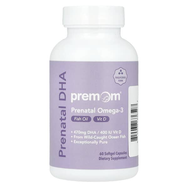 Prenatal DHA, 60 Softgel Capsules