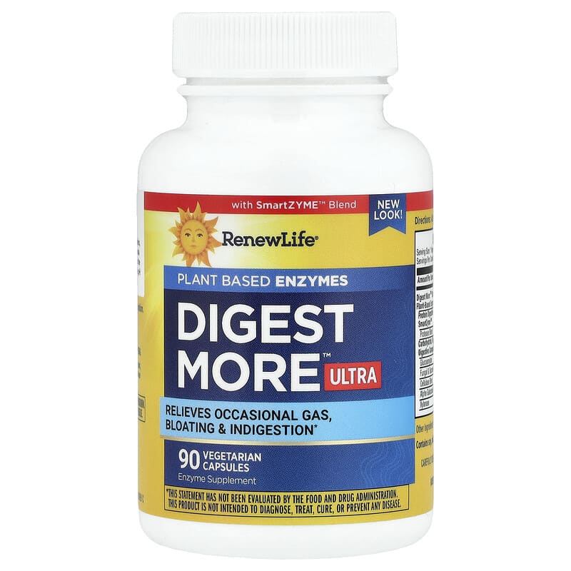 【新品未開封】1箱60包SLIMBEAUTYHOUSE ENZYMEFLORA DigestMore™ Ultra, Plant Based Enzymes, 90 Vegetarian Capsules