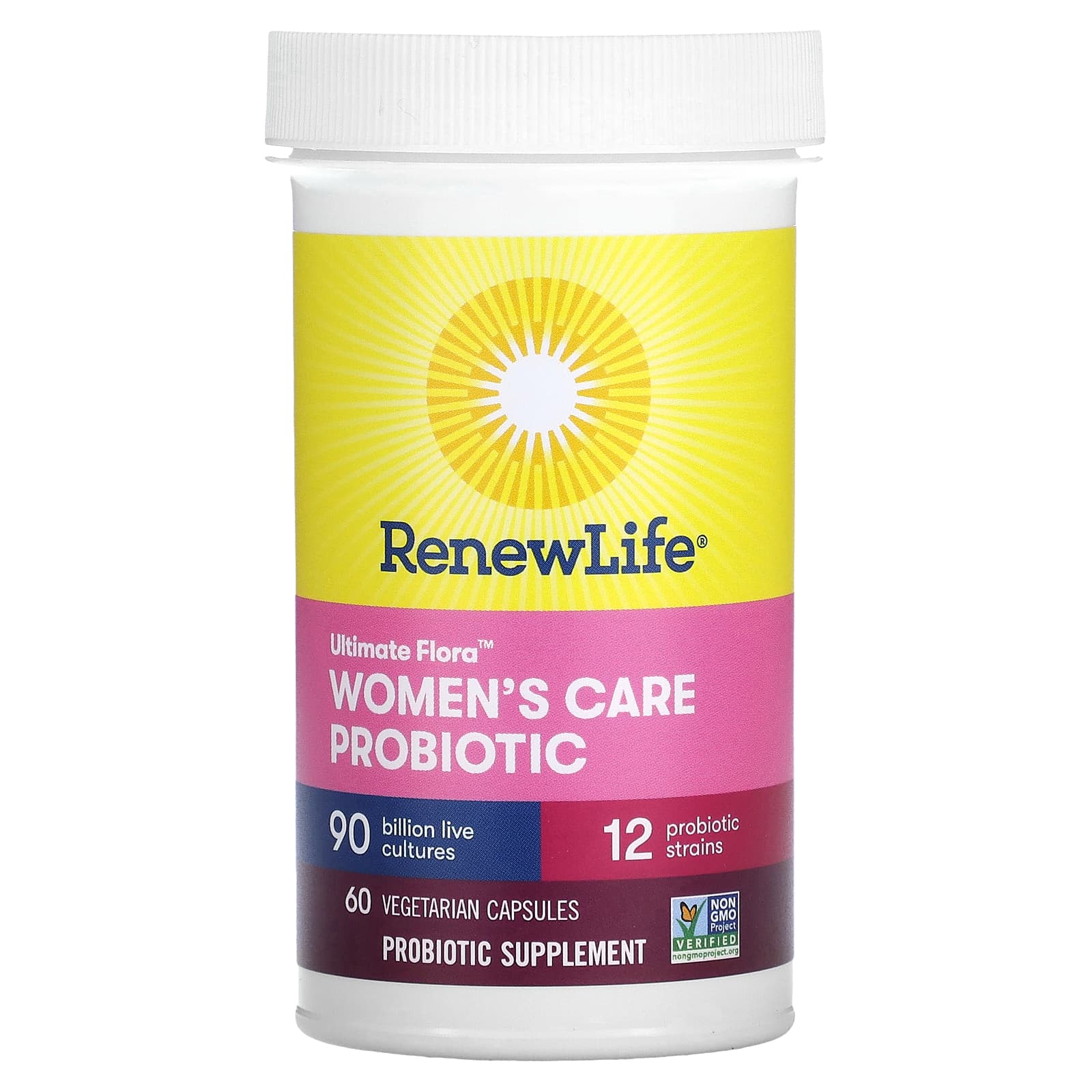 Renew Life, Women's Care Probiotic, 90 Billion CFU, 60 Vegetarian Capsules