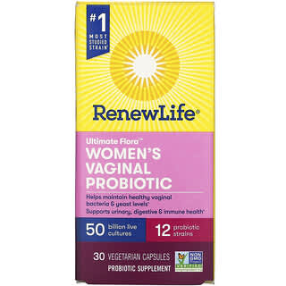Renew Life, 高级菌群，女性女性私密部位益生菌，500 亿，30 粒素食胶囊
