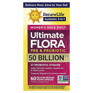 Renew Life, Women's Care Probiotic, 60 Vegetarian Capsules