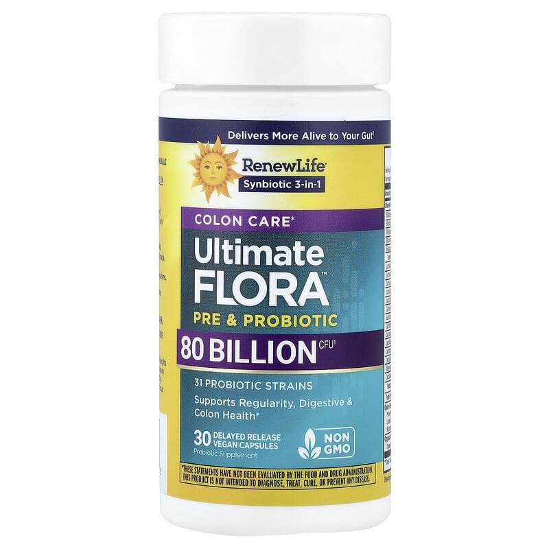 Colon Care Ultimate Flora™ Pre & Probiotic, 30 Delayed Release