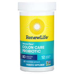 Renew Life, Ultimate Flora Colon Care Probiotic, 80 Billion CFU, 60 Vegetarian Capsules