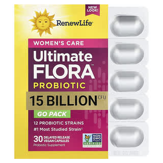 Renew Life, Women‘s Care Probiotic, Probiotikum für Frauen, 15 Milliarden KBE, 30 pflanzliche Kapseln