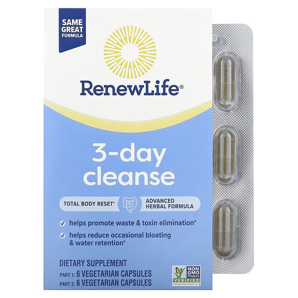 3-Day Cleanse, 12 Vegetarian Capsules
