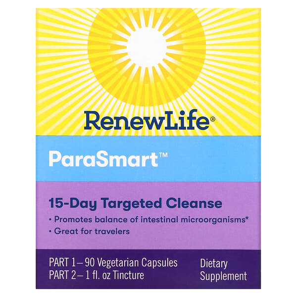 Renew Life, ParaSmart, Limpieza específica de 15 días, 2 partes