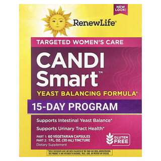 Renew Life, CandiSmart Cleanse, 14-dniowe ukierunkowane oczyszczanie, 2 części