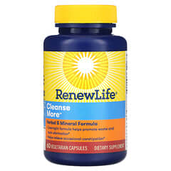 Renew Life, Cleanse More（クレンズモア）、ベジカプセル60粒