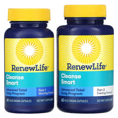 Renew Life (رينيو لايف)‏, منتج إزالة السموم من الجسم، زجاجتان، 60 كبسولة نباتية لكل زجاجة
