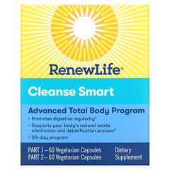 Renew Life (رينيو لايف)‏, منتج إزالة السموم من الجسم، زجاجتان، 60 كبسولة نباتية لكل زجاجة