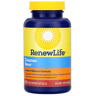 Renew Life, CleanseMore，100 粒素食胶囊