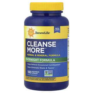 رينيو لايف‏, Cleanse More ™ ، 100 كبسولة نباتية
