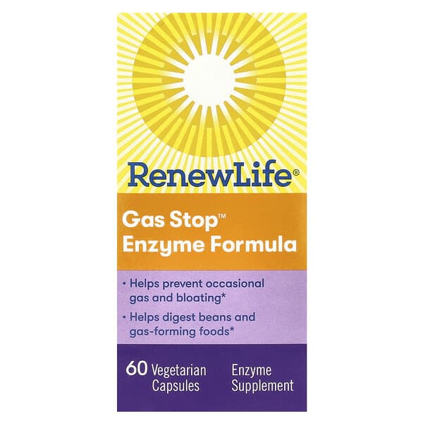 Gas Stop™ Enzyme Formula, 60 Vegetarian Capsules