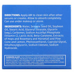 Reviva Labs, Hidratante Diário Ultra Rico e Eltra Leve com Vitamina C, 1,5 oz (42 g)
