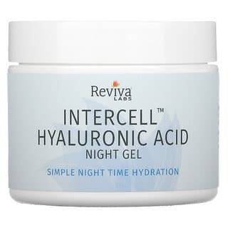 Reviva Labs, InterCell, Gel nocturno de ácido hialurónico, hidratante, 1.5 oz (42 g)