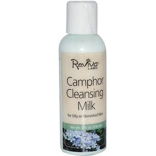 Reviva Labs, Camphor Cleansing Milk for Oily or Blemished Skin, 4 fl oz (118 ml)