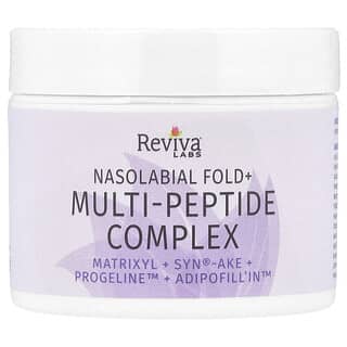 Reviva Labs, Pliegue nasolabial, Complejo de múltiples péptidos, 55 g (2 oz)