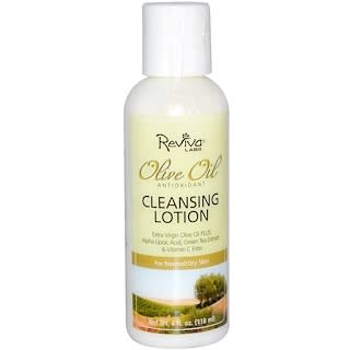 Reviva Labs, Olive Oil, Antioxidant Cleansing Lotion, 4 fl oz (118 ml)