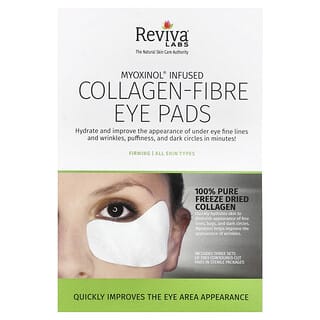Reviva Labs, Almohadillas para los ojos con fibra de colágeno, Todo tipo de piel, 3 juegos