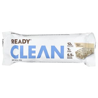 Ready, Barra de Proteína Clean, Rosquinha de Baunilha, 52 g (1,83 oz)