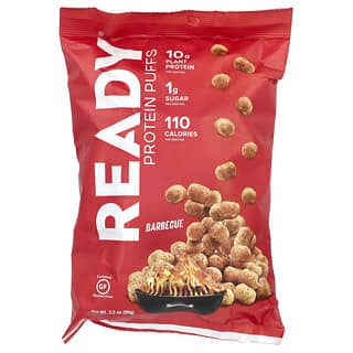 Ready, Protein Puffs, Barbecue, 3.5 oz (99 g)