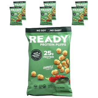 Ready, Bocadillos proteicos, Chipotle, 6 bolsas, 78 g (2,75 oz) cada una