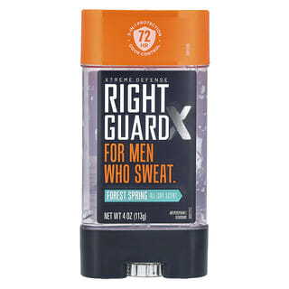 Right Guard, Xtreme Defense, дезодорант-антиперспирант, Forest Spring, 113 г (4 унции)