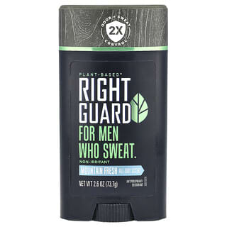 Right Guard‏, مزيل عرق / مضاد للتعرق نباتي ، للرجال ، انتعاش الجبال ، 2.6 أونصة (73.7 جم)