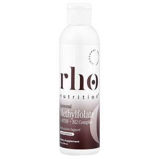 Rho Nutrition, липосомальный комплекс метилфолата 5-MTHF и B12, 180 мл