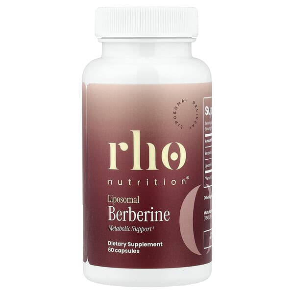 Rho Nutrition, Liposomal Berberine, 60 Capsules