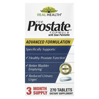 Real Health, The Prostate Formula with Saw Palmetto, 270 Tablets