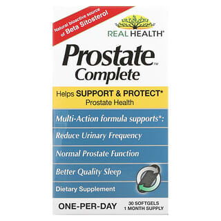 Real Health, Prostate Complete، بالبلميط المنشاري، 30 كبسولة هلامية