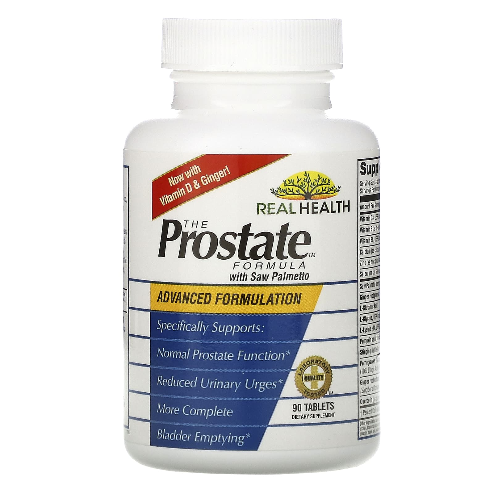 Real Health The Prostate Formula With Saw Palmetto 90 Tablets 2570