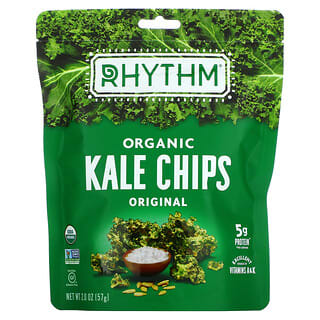 Rhythm Superfoods, Chips de col rizada orgánica, Original, 57 g (2 oz)