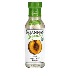 Briannas, Vinaigrette riche aux graines de pavot biologique, 296 ml
