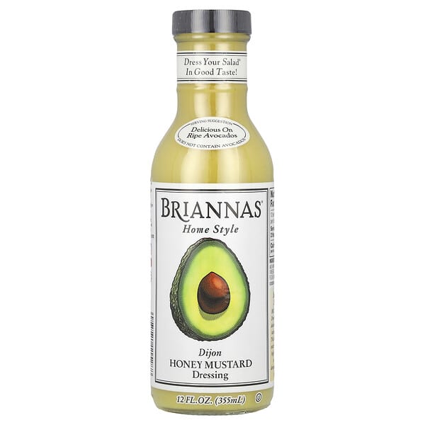 Briannas, Home Style, Dijon Honey Mustard Dressing, 12 fl oz (355 ml)