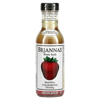 Briannas‏, Home Style, Blush Wine Vinaigrette Dressing, 12 fl oz (355 ml)