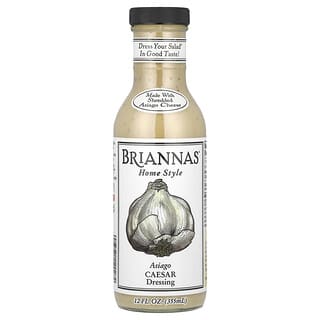 Briannas, 홈 스타일, 아시아고 시저 드레싱, 355ml (12 fl oz)