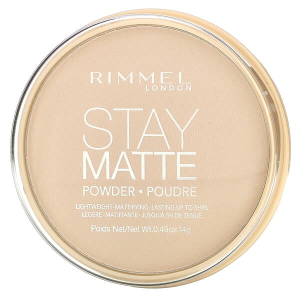 Rimmel London, Матовая пудра Stay Matte Powder, 003 Natural, 0,49 унции (14 г)