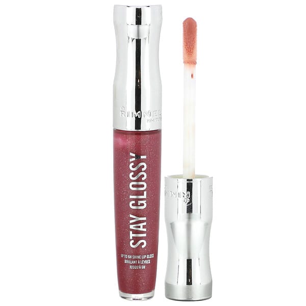 Rimmel London‏, ליפגלוס Stay Glossy, ‏‎340 Captivate Me,‏ 5.5 מ“ל (0.18 אונקיות נוזל)
