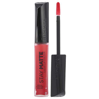 Rimmel London, 스테이 매트, 리퀴드 립 컬러, 500 파이어 스타터, 6.5ml(0.21fl oz)