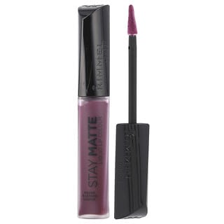 Rimmel London, ステイマット、リキッドリップカラー、800ミッドナイト、6.5ml（0.21液量オンス）