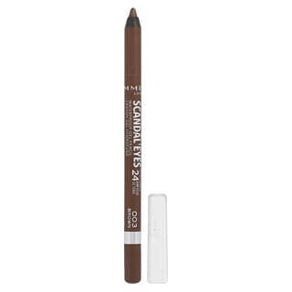 Rimmel London, Scandaleyes, Waterproof Gel Pencil, 003 Brown, 0.04 oz (1.3 g)