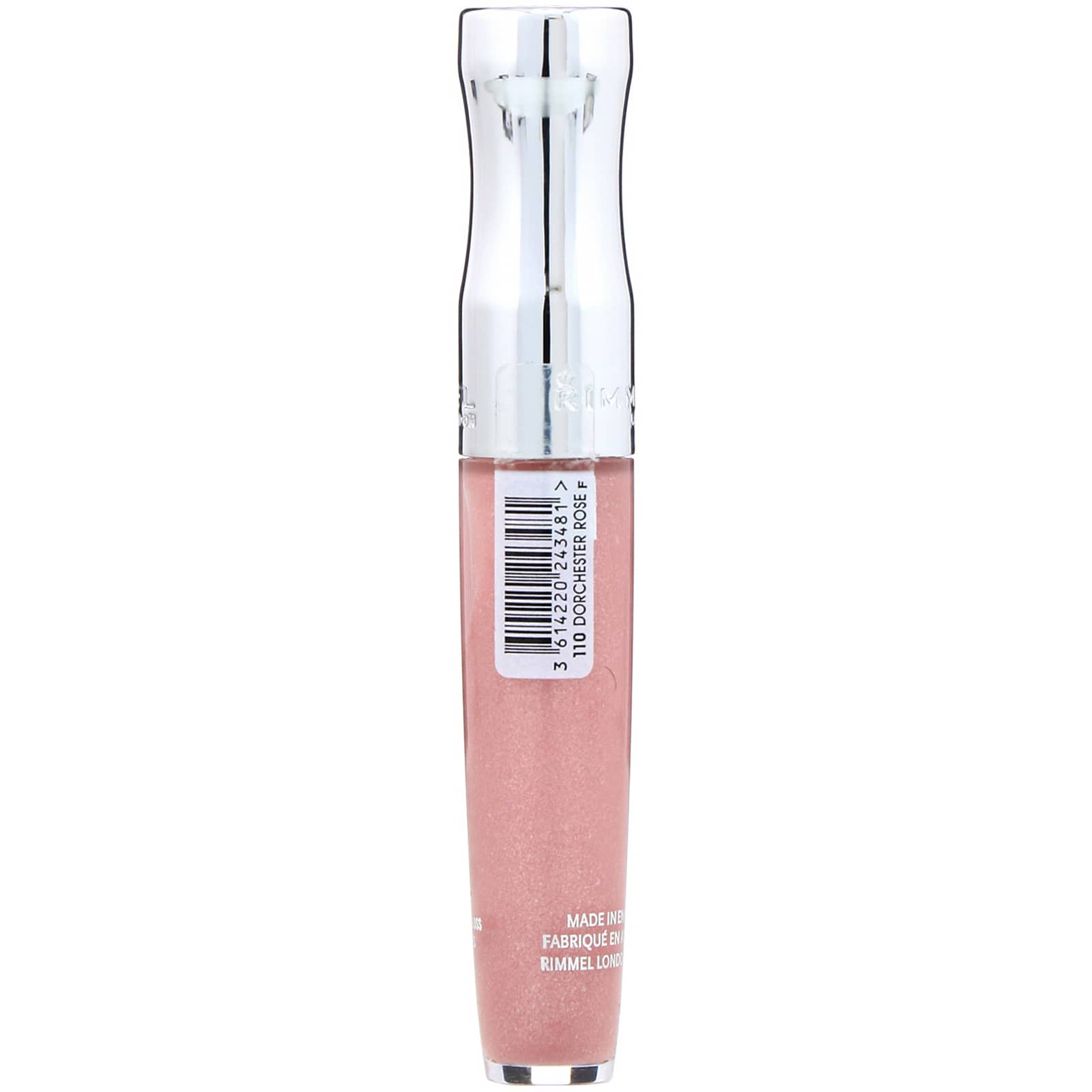 Rimmel London, Stay Glossy Lip Gloss, 110 Dorchester Rose, 0.18 fl oz