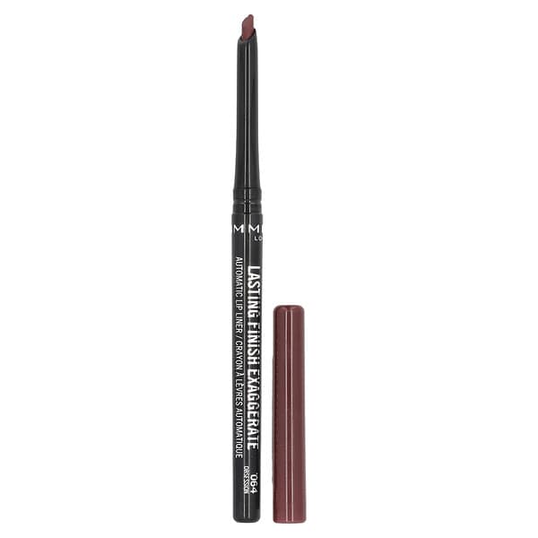 Rimmel London, 래스팅 피니시, 익스저레이트, 자동 립 라이너, 064 옵세션, 0.35g(0.012oz)